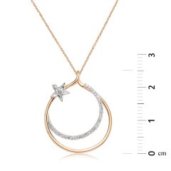 Pırlanta Ay Yıldız Kolye