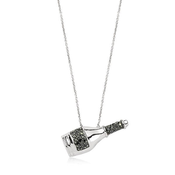 Pırlanta Şampanya Kolye