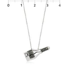 Pırlanta Şampanya Kolye