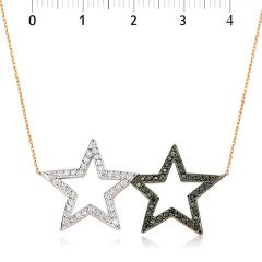 Pırlanta Doppio Kolye | Glamour By Miracles