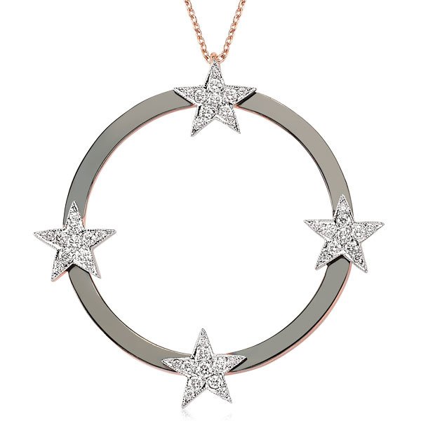 Pırlanta Quattuor Kolye | Glamour By Miracles