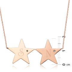 Pırlanta Safirli Aludra Kolye | Glamour By Miracles
