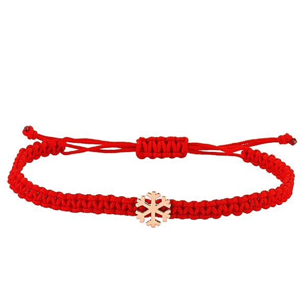 Altın Kar Tanesi Bileklik