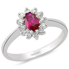 Pırlanta Yakutlu Anturaj Set