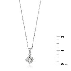 Pırlanta Tektaş Kolye | 0,05 CT
