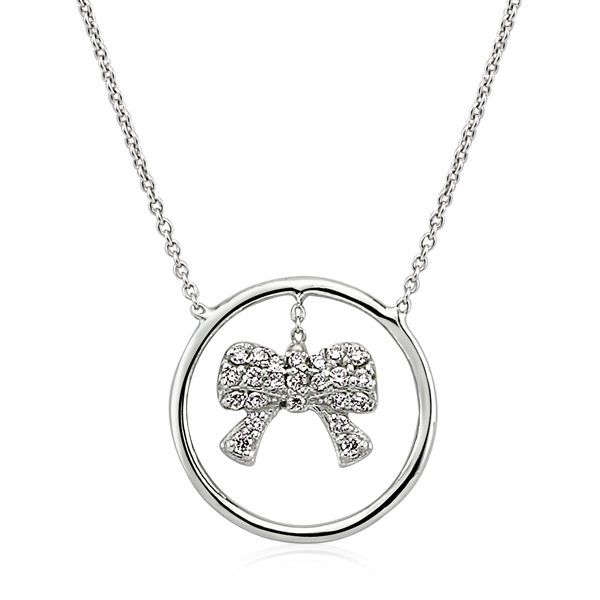 Pırlanta Fiyonk Kolye