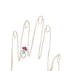 Pırlanta Yakutlu Yüzük