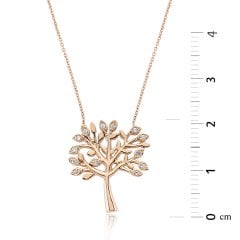 Pırlanta Hayat Ağacı Kolye