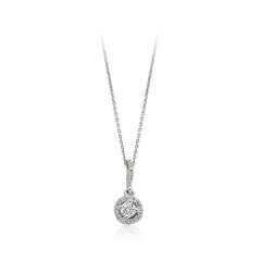 Tektaş Kolye | 0,05 CT ve 0,09 CT Pırlanta