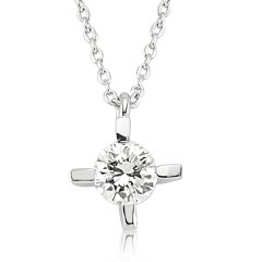 Pırlanta Tektaş Kolye | 0,16 CT