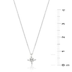 Pırlanta Tektaş Kolye | 0,08 CT