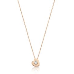Pırlanta Tektaş Kolye | 0,06 CT