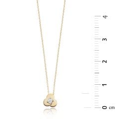 Pırlanta Tektaş Kolye | 0,06 CT