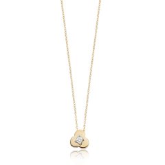 Pırlanta Tektaş Kolye | 0,06 CT