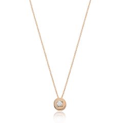 Pırlanta Tektaş Kolye | 0,06 CT