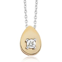 Pırlanta Tektaş Kolye | 0,06 CT