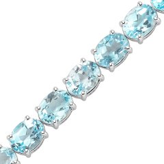 Blue Topaz Suyolu Bileklik