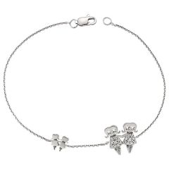 Pırlanta İkizler Burcu Bileklik