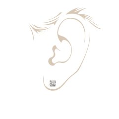Tektaş Küpe | 0,20 CT Pırlanta