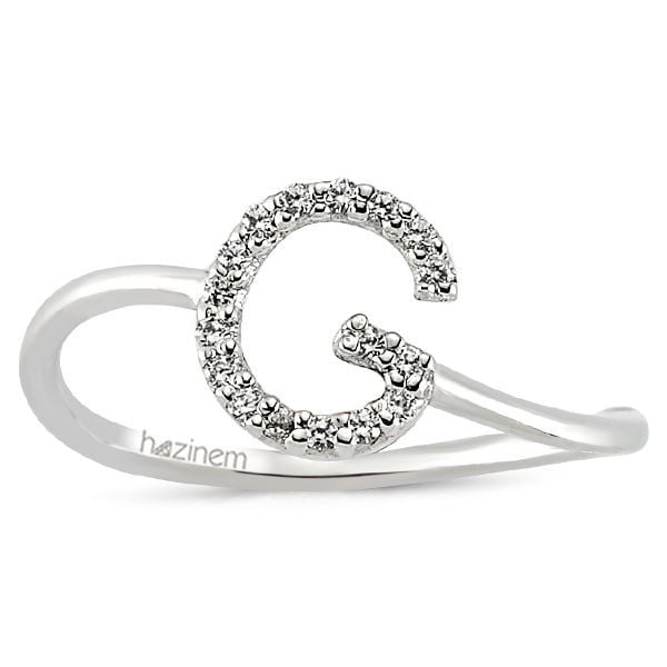 G Harfli Pırlanta Yüzük