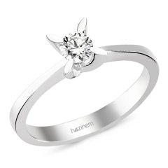 Tektaş Yüzük | 0,40 CT Pırlanta