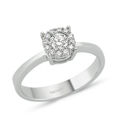 Tektaş Görünümlü Yüzük | 0.39 CT Pırlanta (ETKİSİ 1,00 CT)
