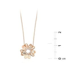 Pırlanta Çiçek Kolye