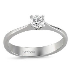 Tektaş Yüzük | 0,12 CT Pırlanta