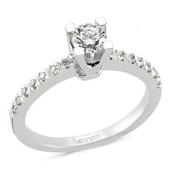 Tektaş Yüzük | 0.41 CT ve 0.13 CT Pırlanta