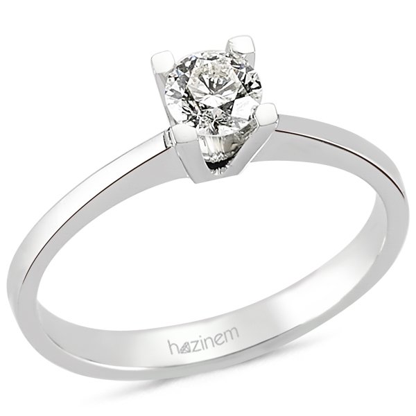 Tektaş Yüzük | 0.43 CT Pırlanta 20 veya 60