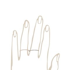 Pırlanta Çift Parmak Yüzük