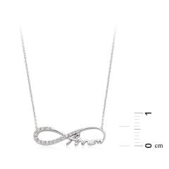 Pırlanta Sonsuzluk Annem Kolye