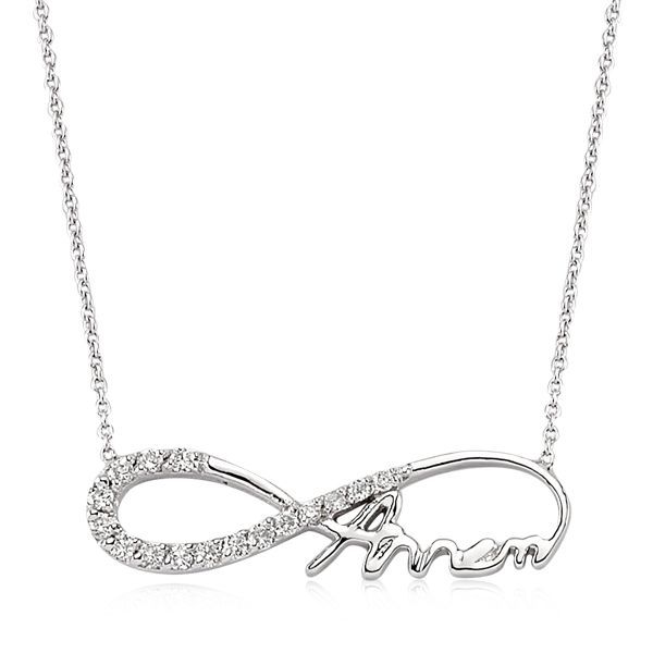 Pırlanta Sonsuzluk Annem Kolye