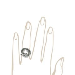 Pırlanta Salyangoz Yüzük