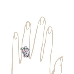 Pırlanta Fantazi Color Full Safir Yüzük