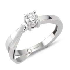 Tektaş Yüzük | 0,35 CT Pırlanta