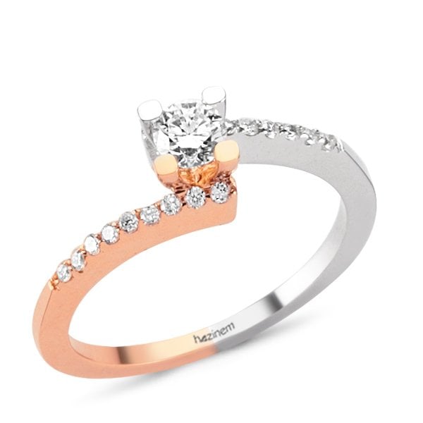 Tektaş Yüzük | 0,30 ve 0,05 CT Pırlanta