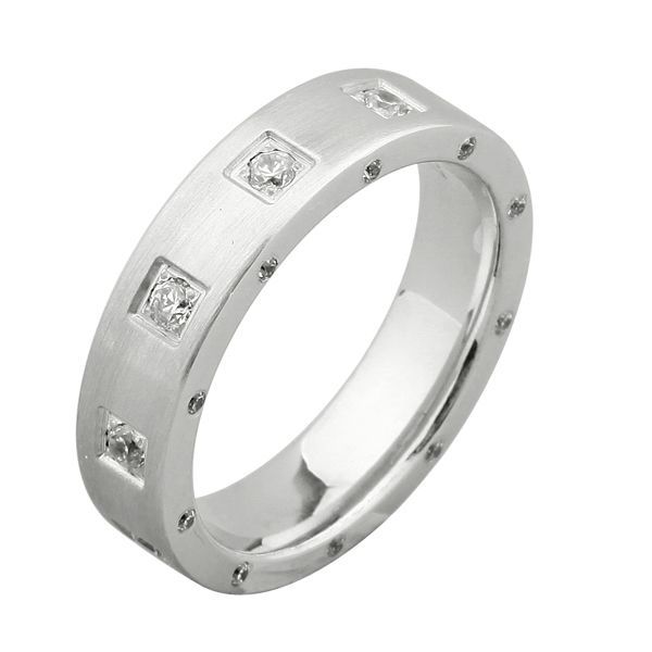 Purple Pırlantalı Alyans