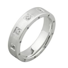 Purple Pırlantalı Alyans