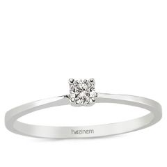 Tektaş Yüzük | 0.25 CT Pırlanta