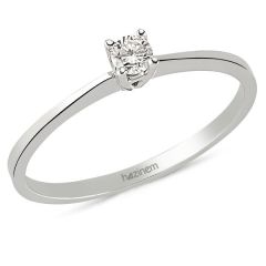 Tektaş Yüzük | 0.12 CT Pırlanta