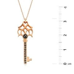 Pırlanta ve Elmas Anahtar Kolye