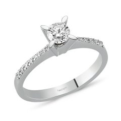 Tektaş Yüzük | 0,30 CT ve 0,10 CT Pırlanta