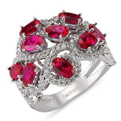 Pırlanta Yakutlu Yüzük