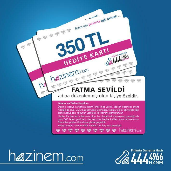 350 TL'lik Hediye Kartı