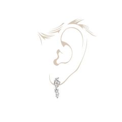 Pırlanta Salkım Küpe