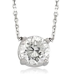 Pırlanta Tektaş Kolye | 0,37 CT