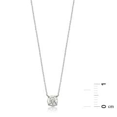 Pırlanta Tektaş Kolye | 0,31 CT