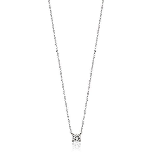 Pırlanta Tektaş Kolye | 0,08 CT