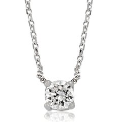 Pırlanta Tektaş Kolye | 0,08 CT